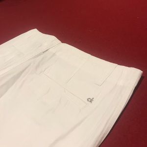 Men’s white Calvin Klein shorts